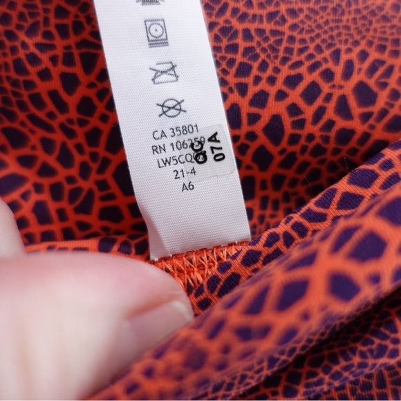 NWT Lululemon Wunder Train High Rise Leggings 25” Sz 6 Crackle Graze Orange - Picture 14 of 14